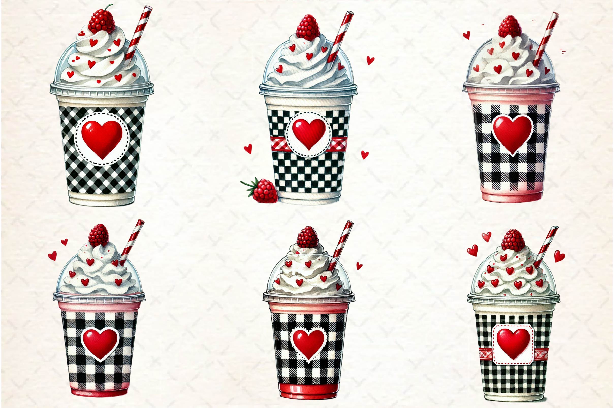 Valentine Day Coffee Clipart Bundle - CraftNest - Digital Crafting and Art