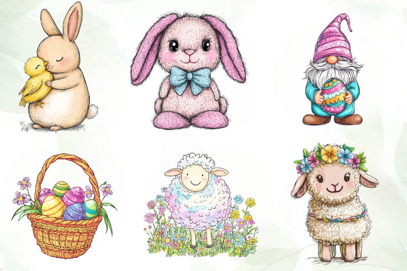 Crochet Easter Clipart Bundle - CraftNest - Digital Crafting and Art