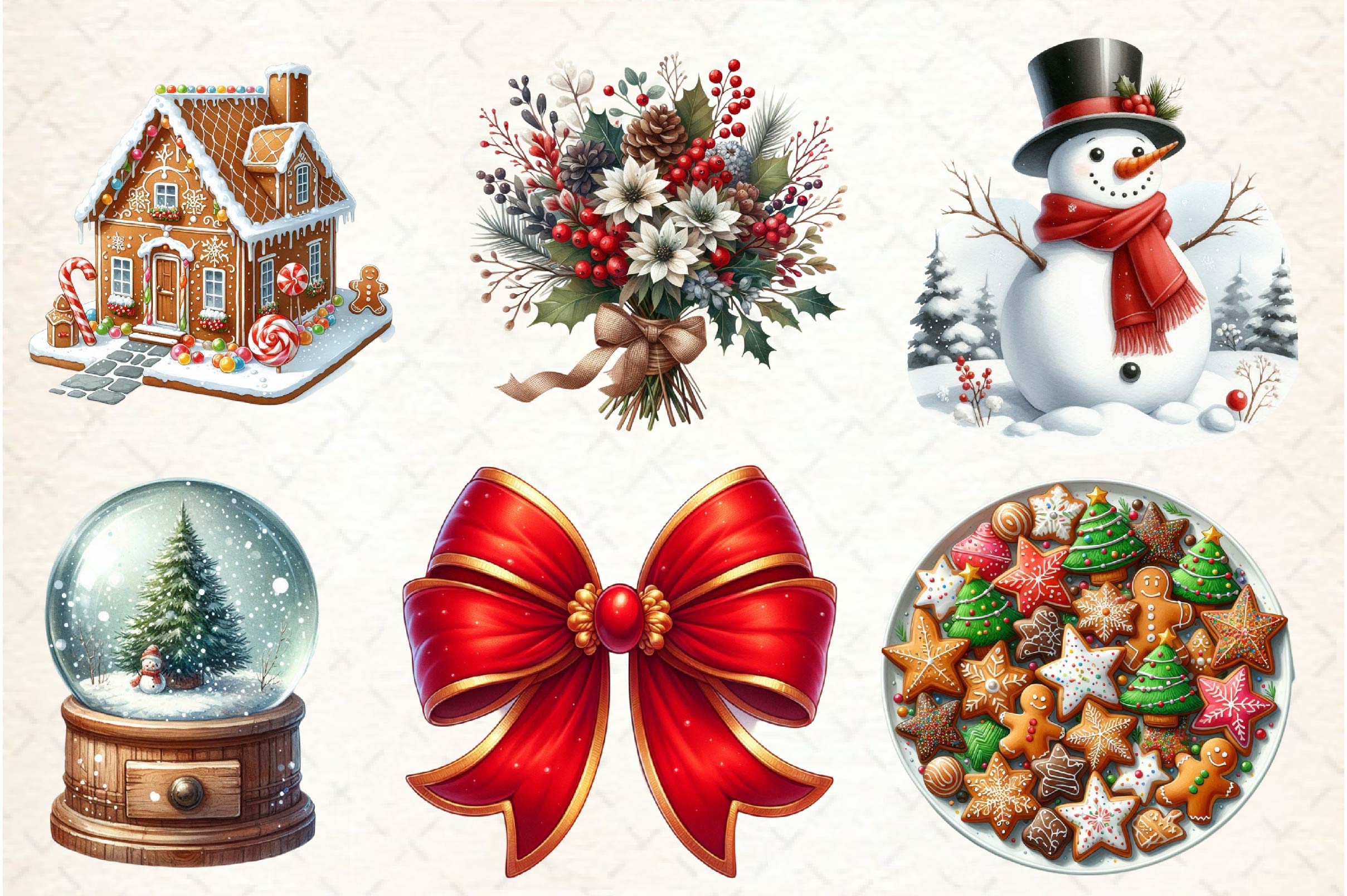 Winter Holiday Clipart Bundle - CraftNest - Digital Crafting and Art
