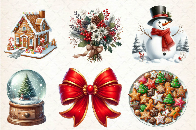 Winter Holiday Clipart Bundle - CraftNest - Digital Crafting and Art