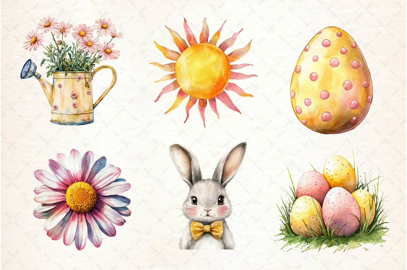 Simple Easter & Spring Clipart Bundle - CraftNest - Digital Crafting and Art