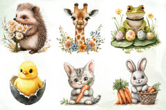 Cute Crochet Easter Animal Clipart Bundle - CraftNest - Digital Crafting and Art