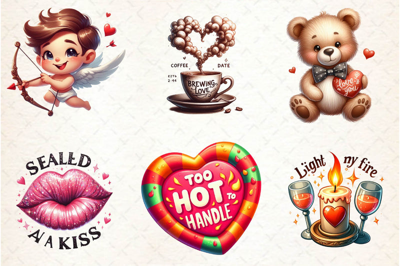 Funny Sexy Valentine Clipart Bundle - CraftNest - Digital Crafting and Art