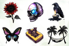 Gothic Summer Clipart Bundle 2 - CraftNest - Digital Crafting and Art