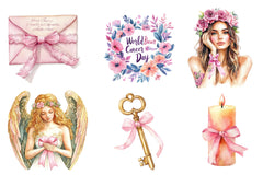 World Breast Cancer Day Clipart Bundle - CraftNest - Digital Crafting and Art