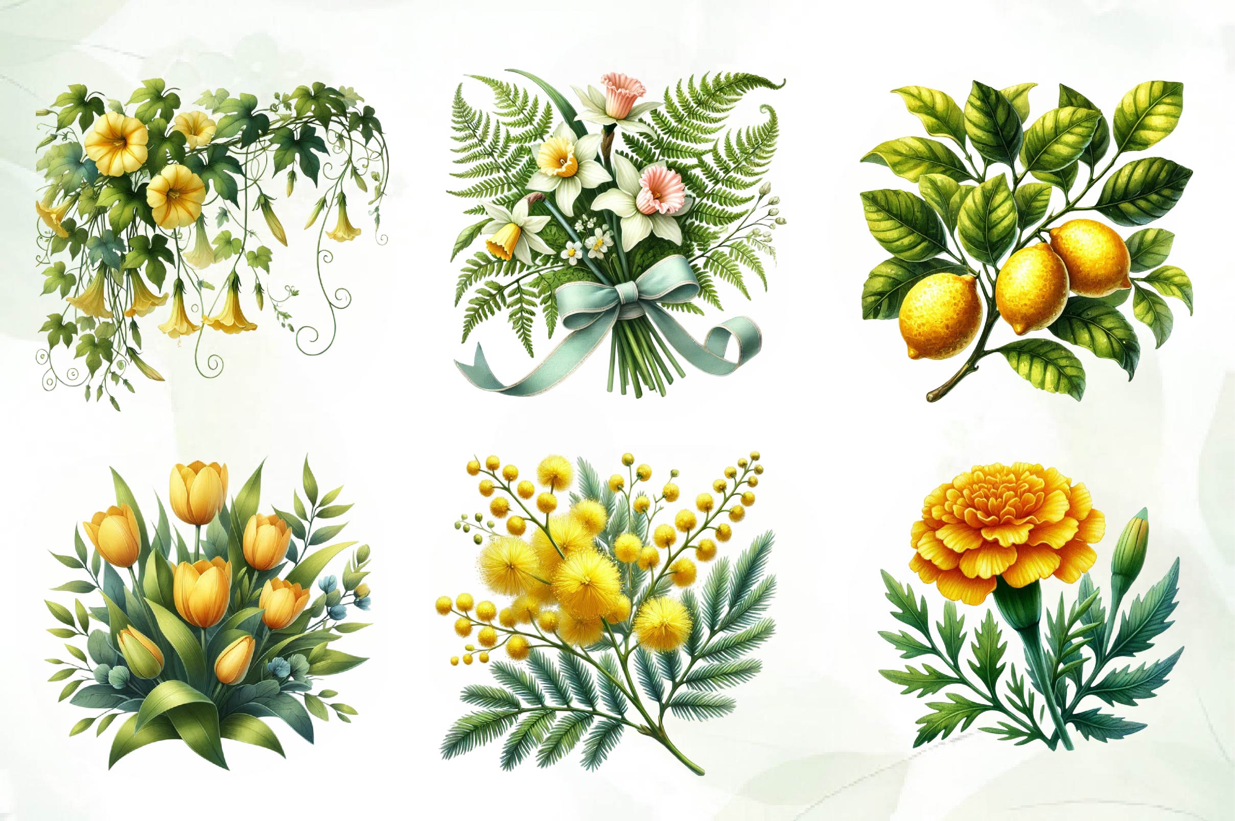 Blossom Spring Clipart Bundle 1 - CraftNest - Digital Crafting and Art