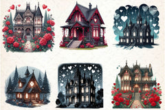 Valentine Gothic Palace Clipart Bundle - CraftNest - Digital Crafting and Art