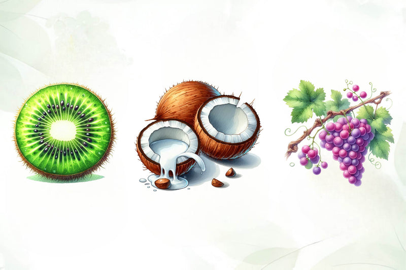 Fruit Clipart Bundle - CraftNest - Digital Crafting and Art