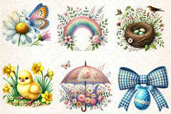 Spring Clipart Bundle 1 - CraftNest - Digital Crafting and Art