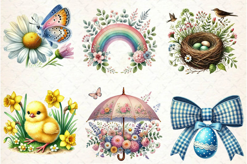 Spring Clipart Bundle 1 - CraftNest - Digital Crafting and Art