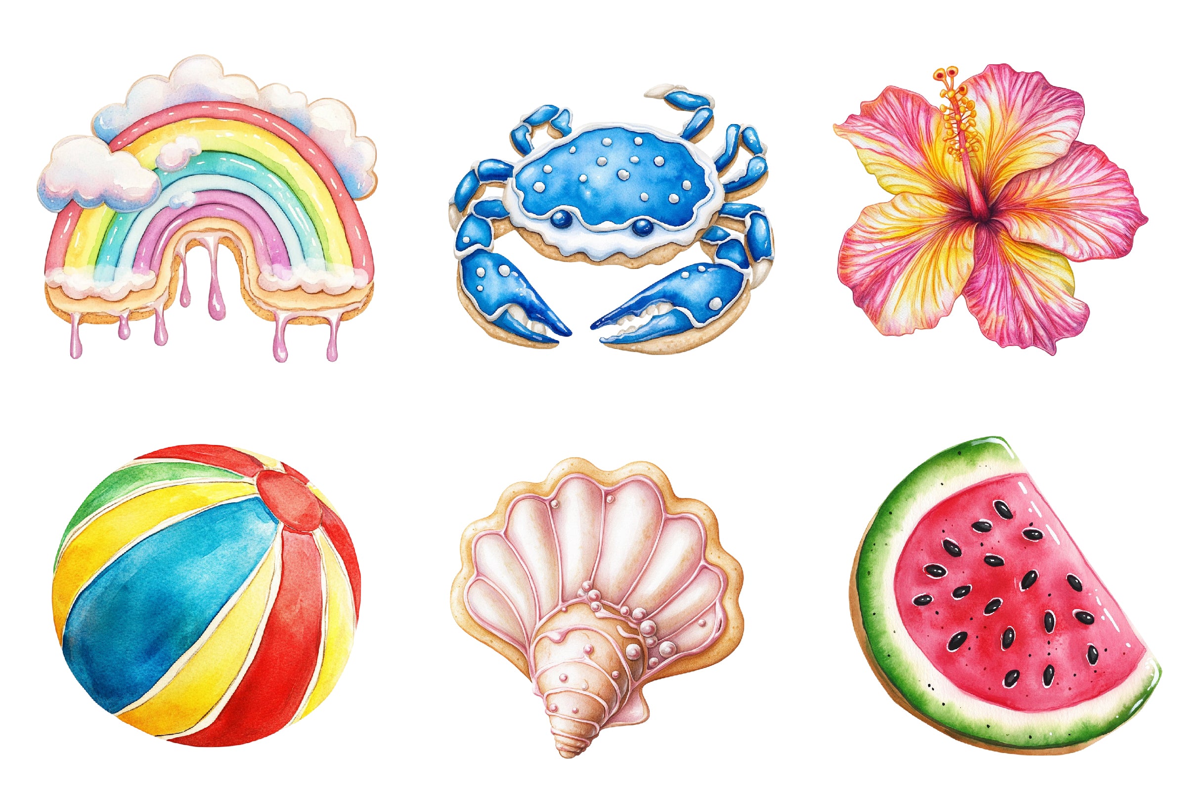 Summer Cookies Clipart Bundle - CraftNest - Digital Crafting and Art