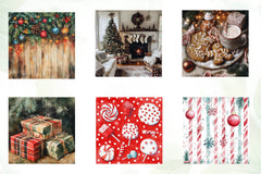 Background Christmas Clipart Bundle - CraftNest - Digital Crafting and Art