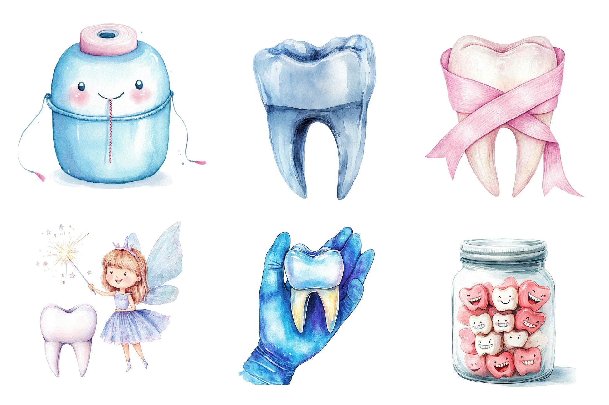 Dentist Tooth Clipart Bundle - CraftNest - Digital Crafting and Art