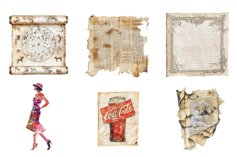 Old Newspaper Junk Journals - CraftNest - Digital Crafting and Art