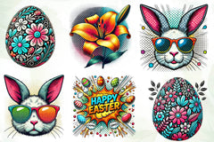 Easter Pop Art Clipart Bundle - CraftNest - Digital Crafting and Art