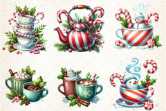 Peppermint Tea Clipart Bundle - CraftNest - Digital Crafting and Art