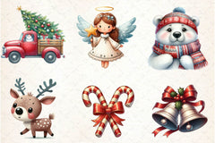 Christmas Doodle Clipart Bundle - CraftNest - Digital Crafting and Art