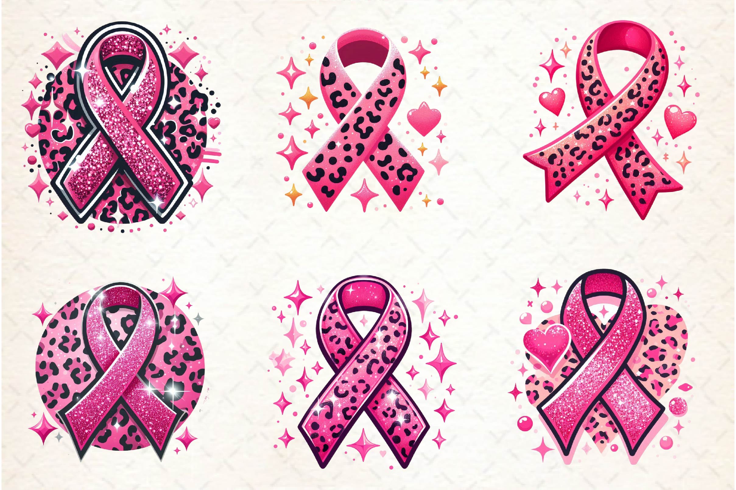 Breast Cancer Awareness Clipart Bundle 2 - CraftNest - Digital Crafting and Art