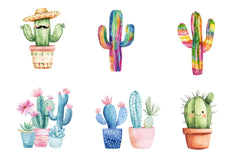 Cactus Doodle Clipart Bundle 1 - CraftNest - Digital Crafting and Art