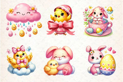 Kawaii Easter Day Clipart Bundle - CraftNest - Digital Crafting and Art