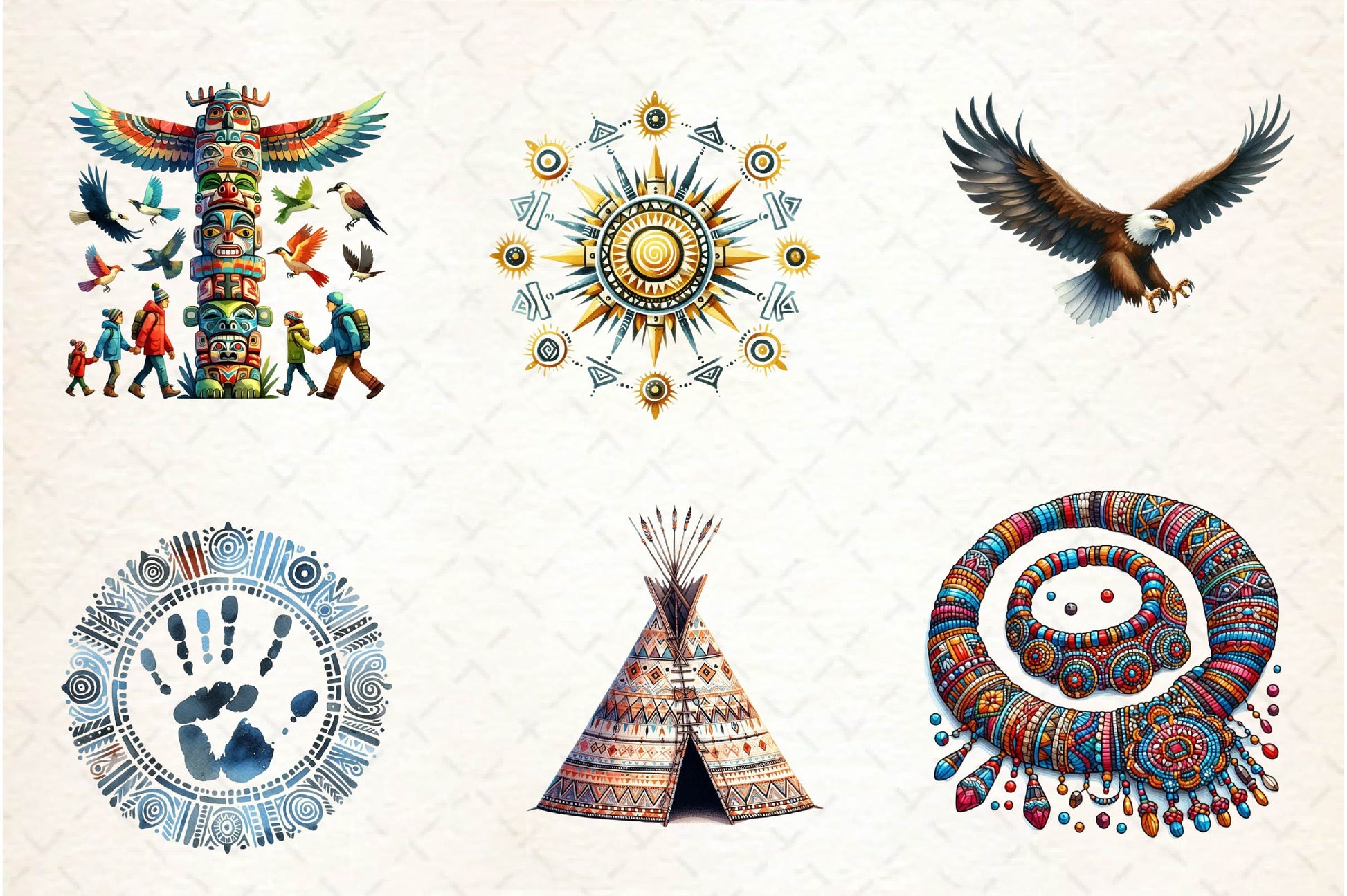 Native American Heritage Clipart Bundle - CraftNest - Digital Crafting and Art
