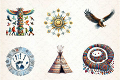 Native American Heritage Clipart Bundle - CraftNest - Digital Crafting and Art