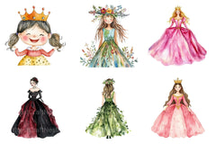 Princess Clipart - CraftNest - Digital Crafting and Art
