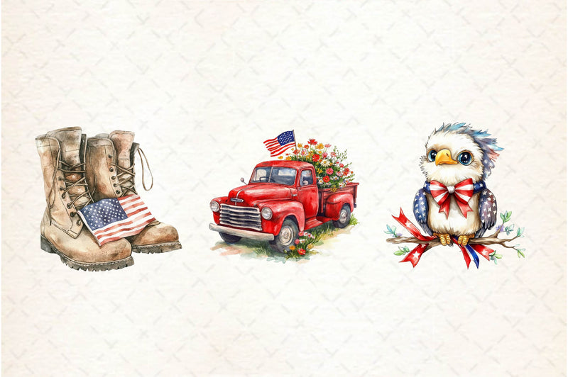 Memorial Day Clipart Bundle 1 - CraftNest - Digital Crafting and Art