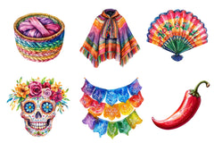 Cinco De Mayo Clipart Bundle 1 - CraftNest - Digital Crafting and Art
