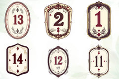 Vintage Christmas Advent Calendar Clipart Bundle - CraftNest - Digital Crafting and Art