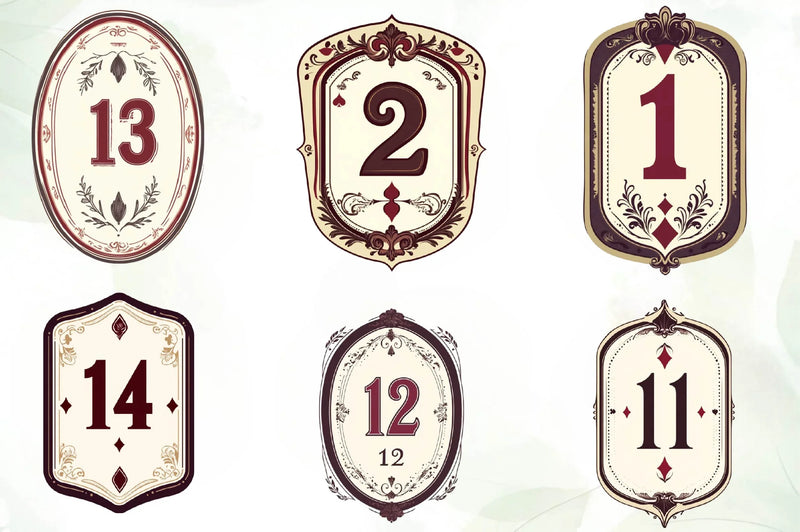 Vintage Christmas Advent Calendar Clipart Bundle - CraftNest - Digital Crafting and Art