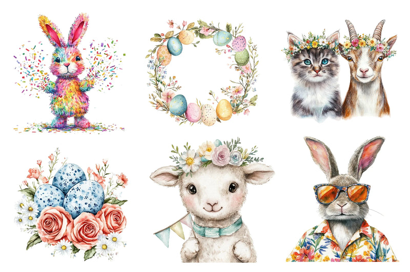 Easter Party Clipart Bundle - CraftNest - Digital Crafting and Art