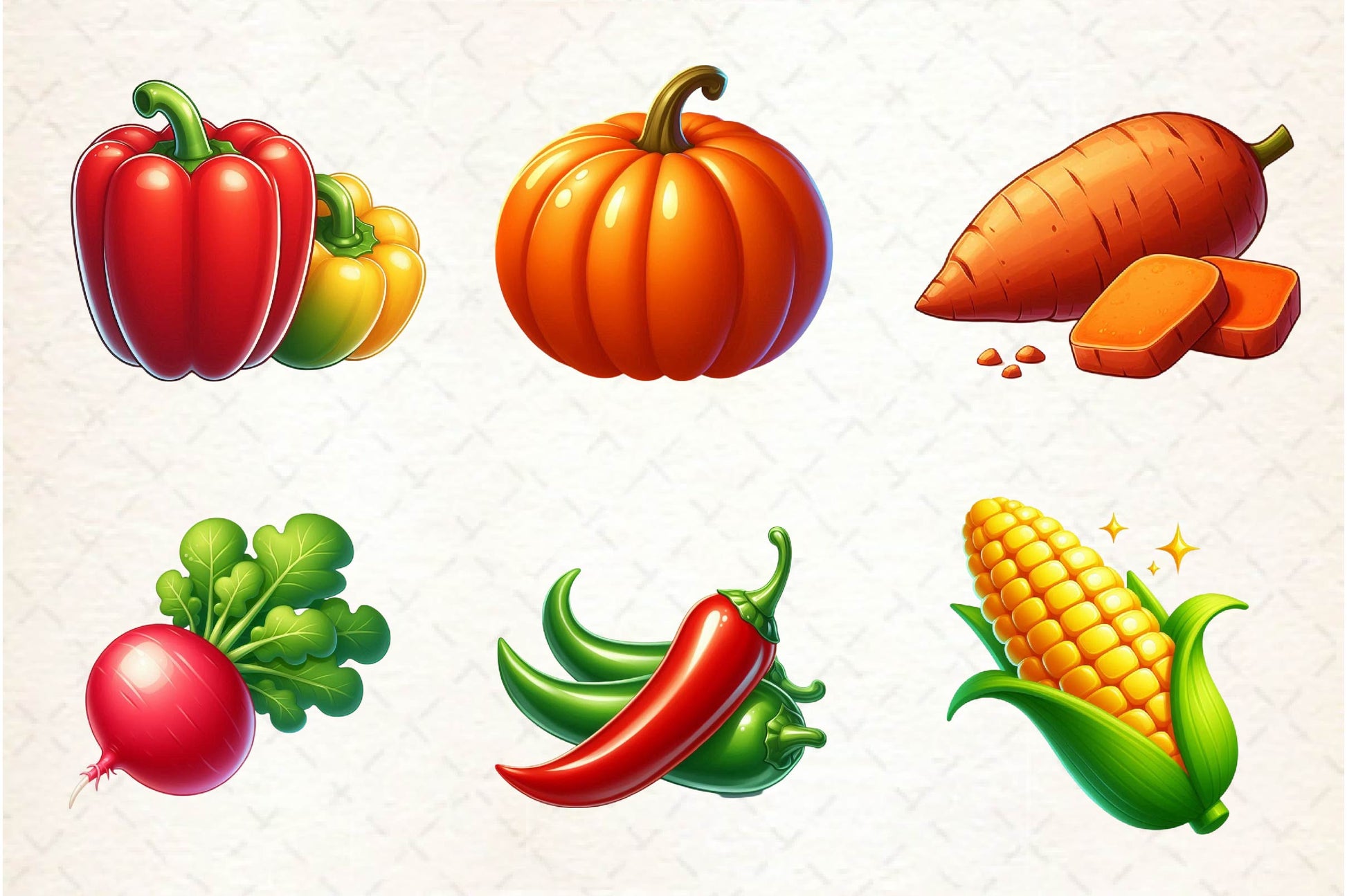 Vegetables Clipart Bundle - CraftNest - Digital Crafting and Art