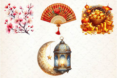 Chinese New Year Clipart Bundle - CraftNest - Digital Crafting and Art