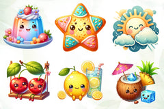 Cute Sweet Summer Clipart Bundle 1 - CraftNest - Digital Crafting and Art