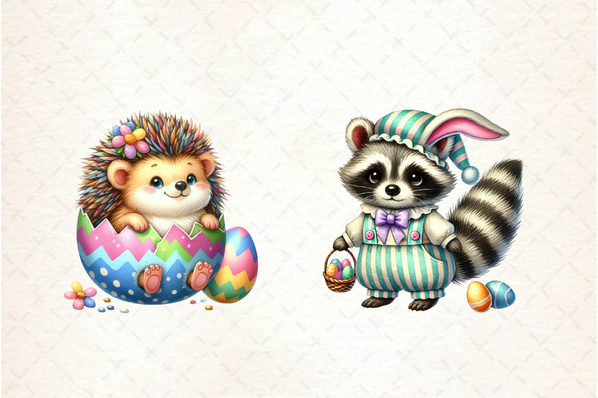 Cute Easter Costume Animals Clipart Bundle - CraftNest - Digital Crafting and Art