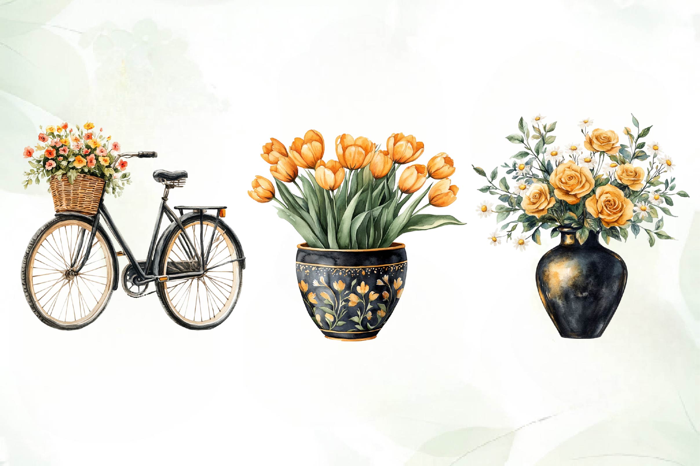 Glamorous Spring Clipart Bundle - CraftNest - Digital Crafting and Art