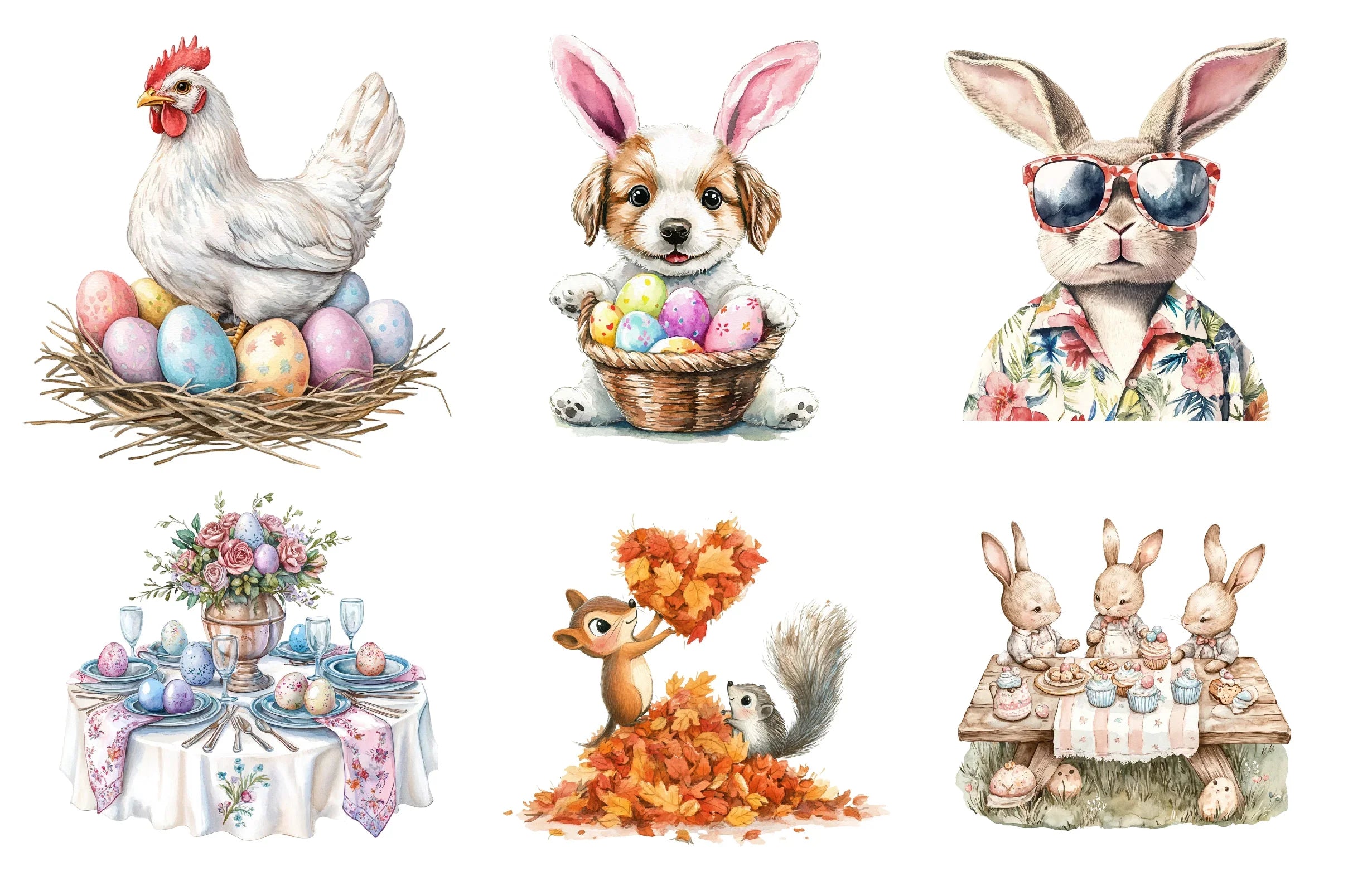 Easter Party Clipart Bundle - CraftNest - Digital Crafting and Art