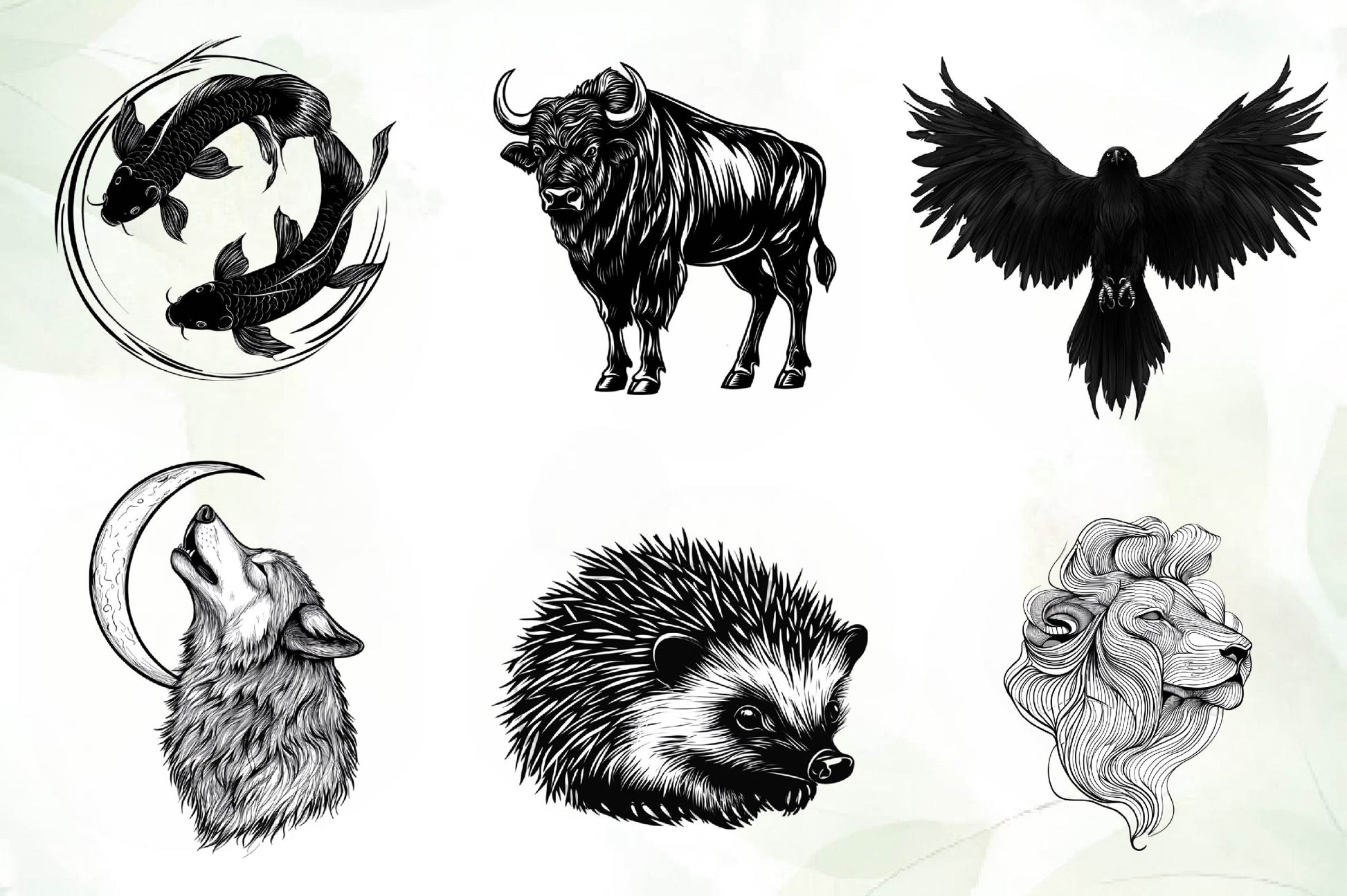 Black Animals Icon Clipart Bundle - CraftNest - Digital Crafting and Art
