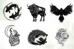 Black Animals Icon Clipart Bundle - CraftNest - Digital Crafting and Art