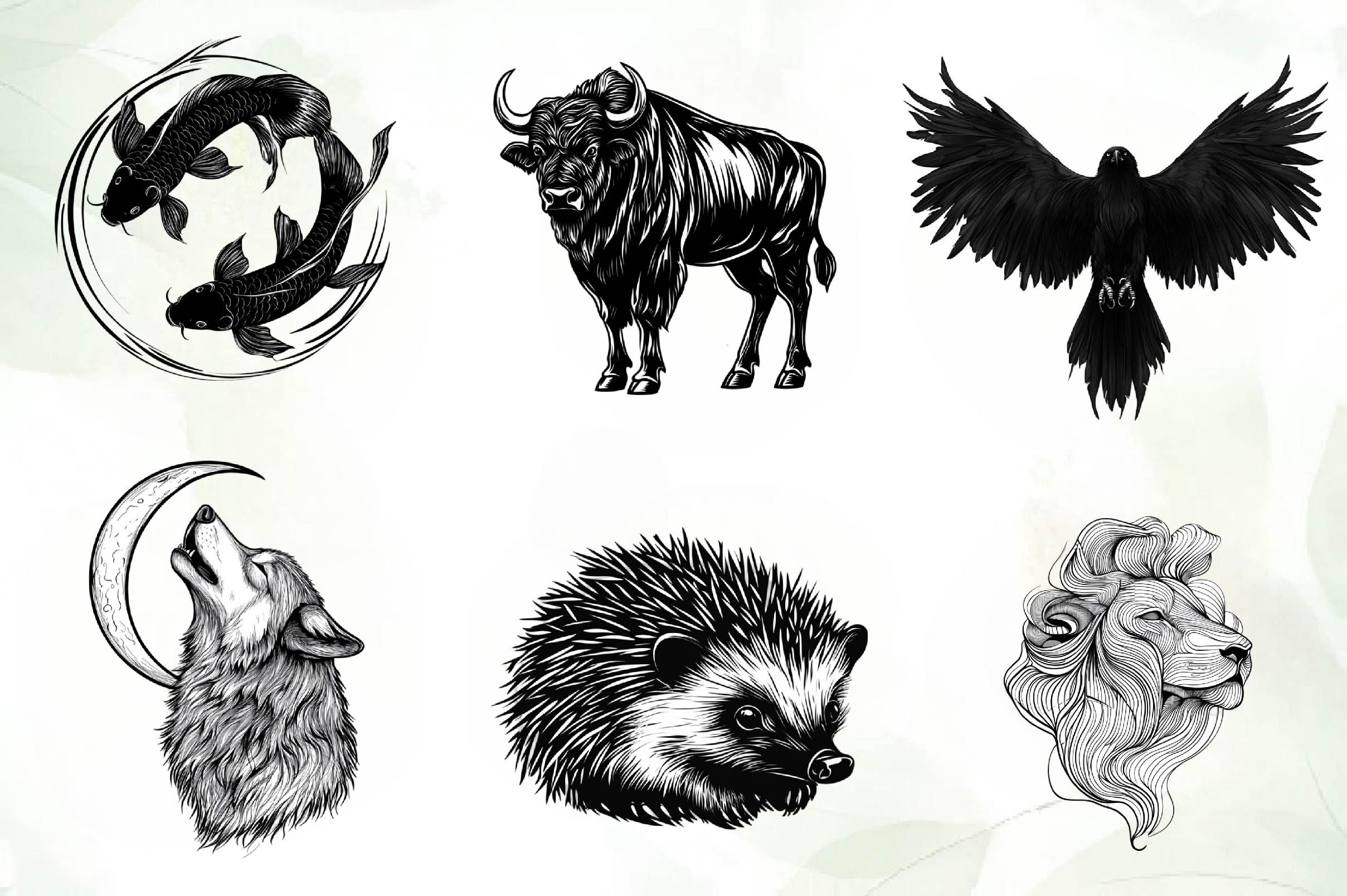 Black Animals Icon Clipart Bundle - CraftNest - Digital Crafting and Art