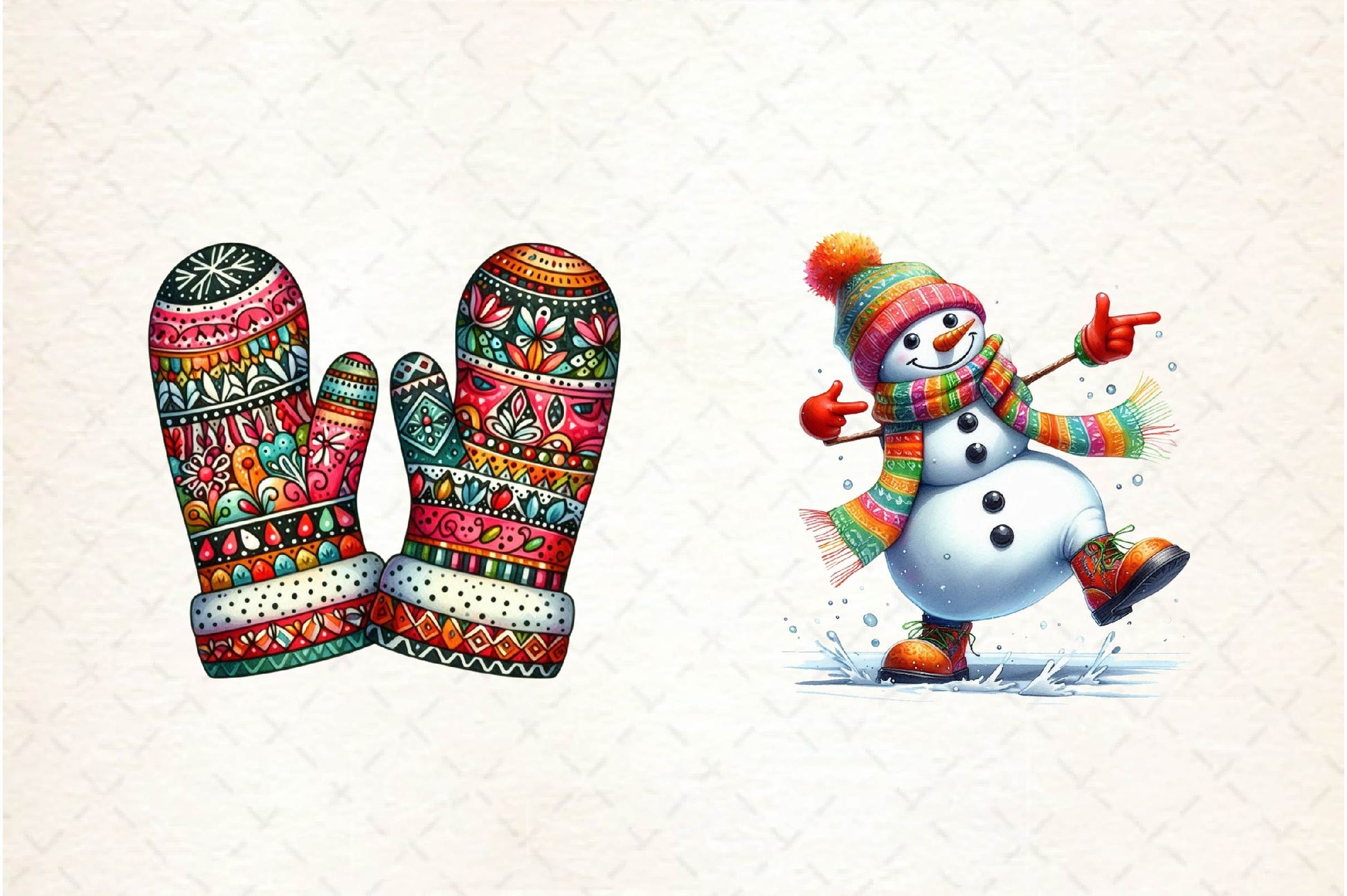 Funky Christmas Clipart Bundle - CraftNest - Digital Crafting and Art