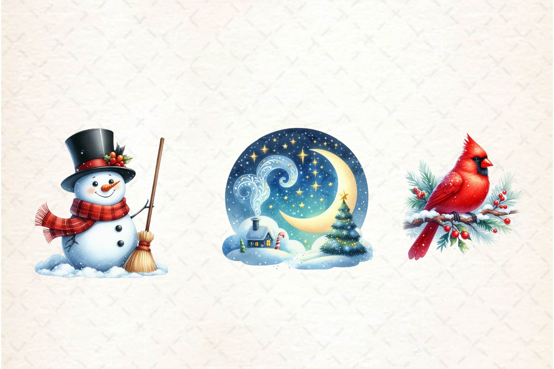 Classic Christmas Clipart Bundle - CraftNest - Digital Crafting and Art