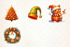 Cute Illustration Christmas Clipart Bundle - CraftNest - Digital Crafting and Art