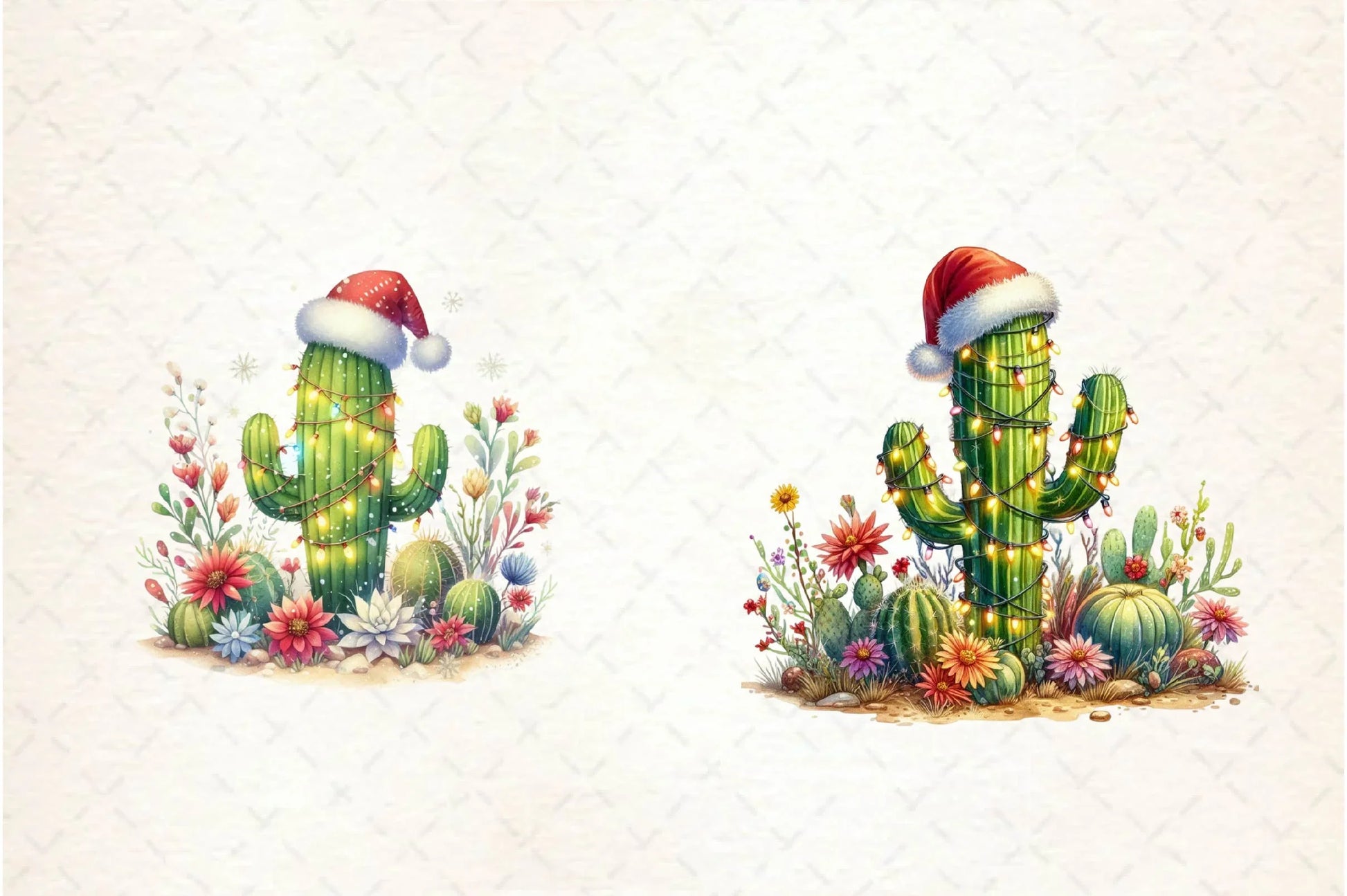 Desert Christmas Scene Clipart Bundle - CraftNest - Digital Crafting and Art