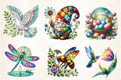 Stained Glass Spring Clipart Bundle - CraftNest - Digital Crafting and Art