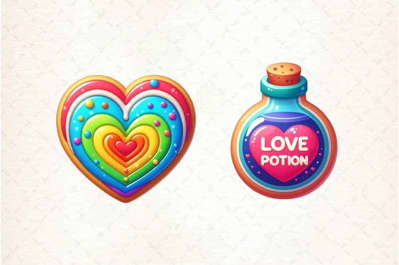 Valentine Cookies Clipart Bundle - CraftNest - Digital Crafting and Art