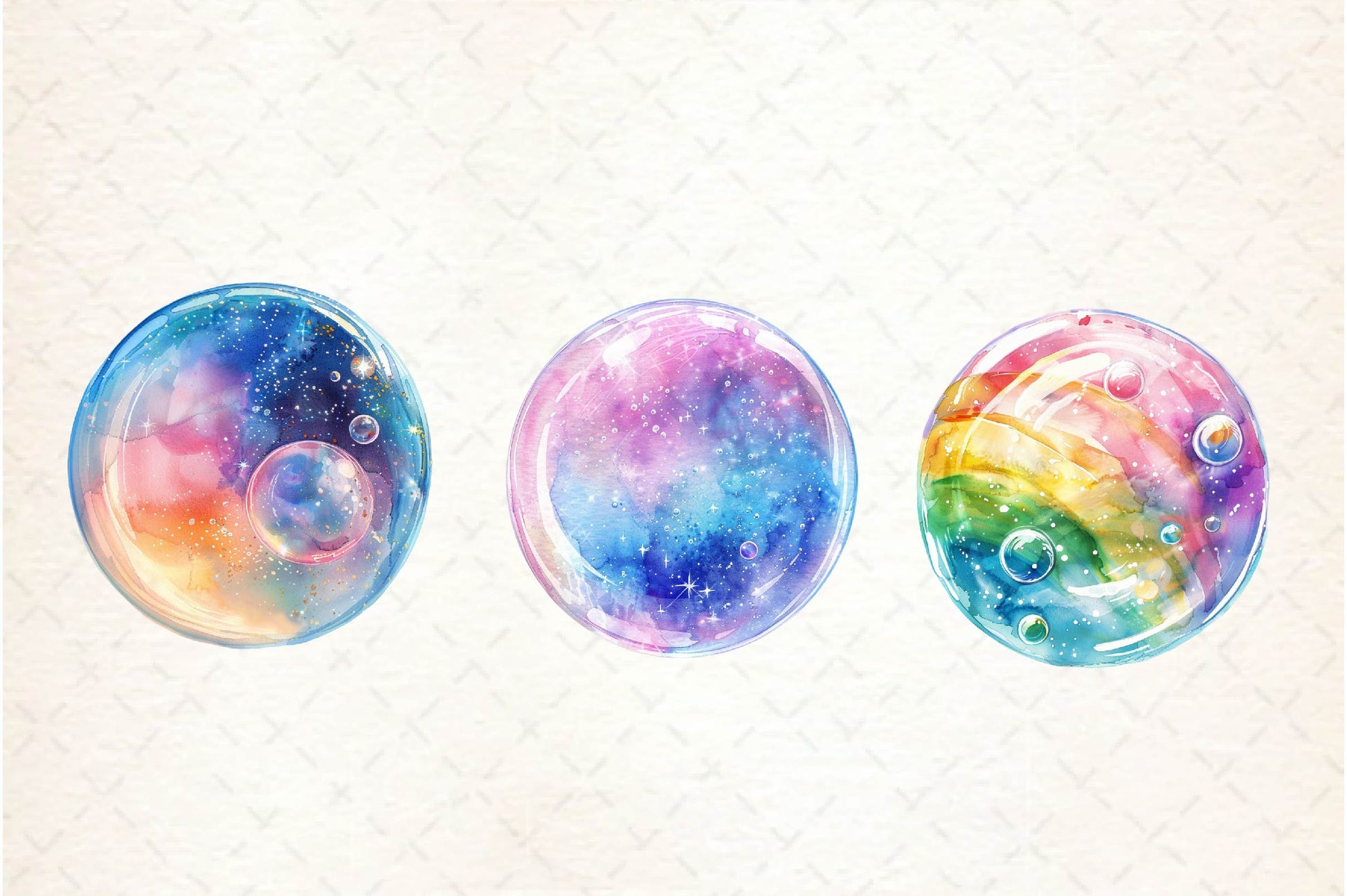 Pastel Soap Bubbles Clipart Bundle - CraftNest - Digital Crafting and Art