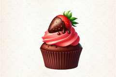 Valentines Day Cupcakes Clipart Bundle - CraftNest - Digital Crafting and Art