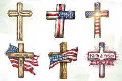American Flag Cross Memorial Clipart Bundle - CraftNest - Digital Crafting and Art